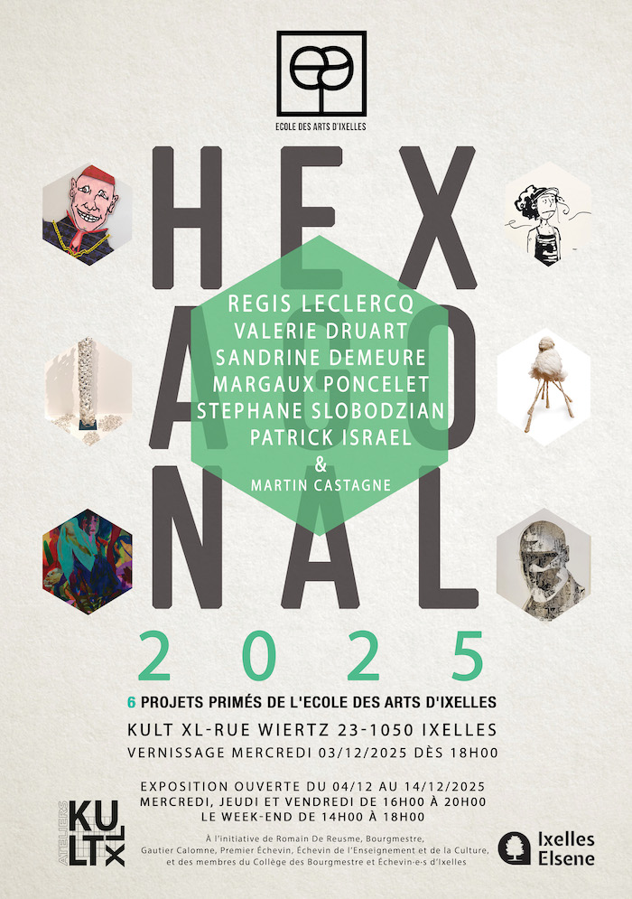 Hexagonale 2025 - projets primés élève école des arts d'Ixelles